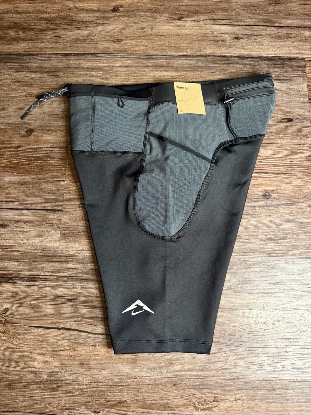 Nike Trail Dri-fit ADV Lava Loops Half Tights Lined Compression Shorts Mens Sz L - Picture 6 of 6